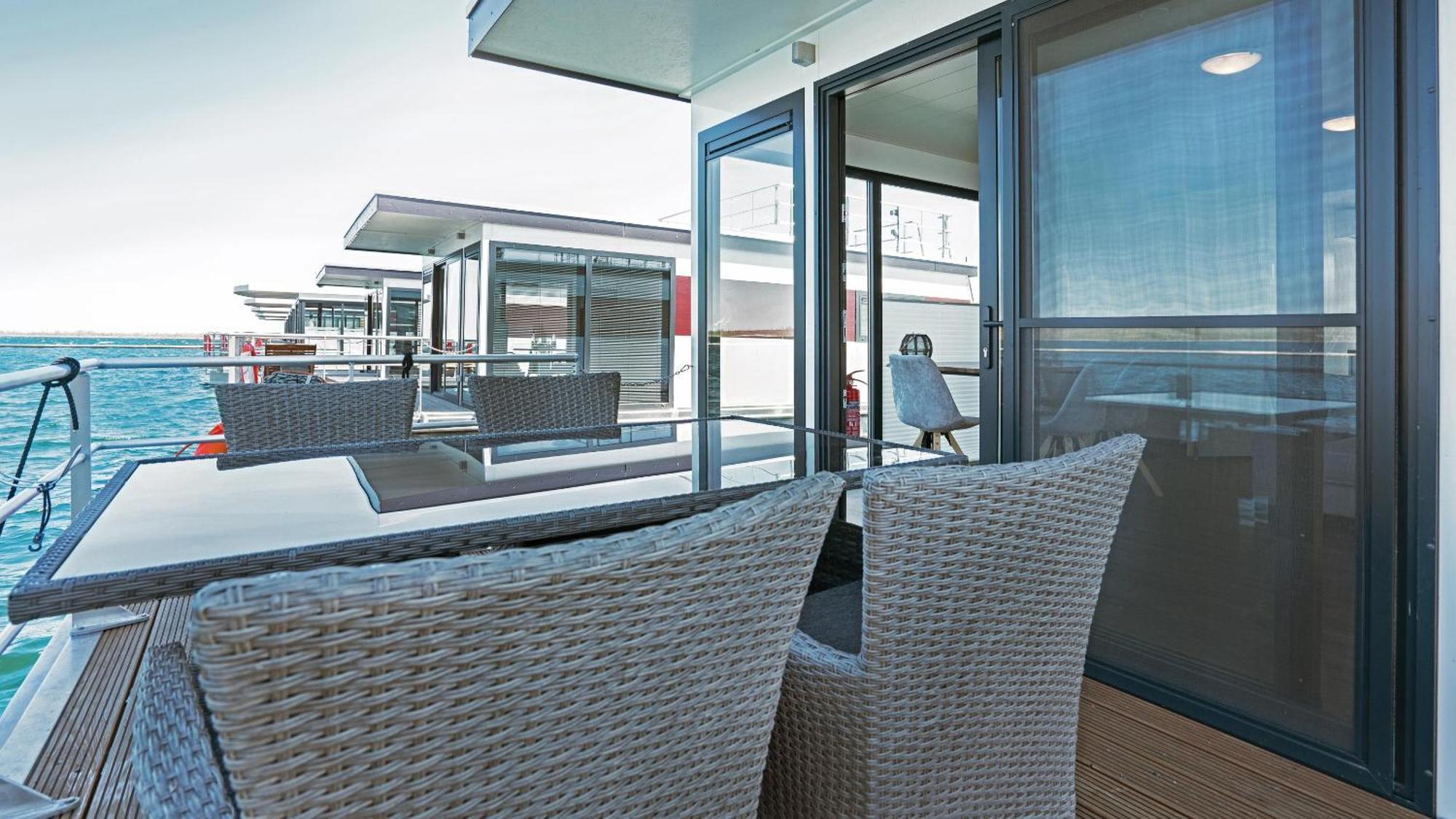 Geiseltalsee Hausboot - Floating House - Hausboot Junior Braunsbedra Esterno foto